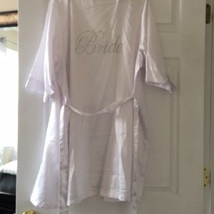 “Bride” white robe
